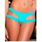 Seven Colors Bright Blue Cut Out Open Crotch Panty