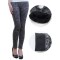 Winter warm deer snowflakers leggings