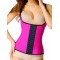 Plus Size Rosy 4 Steel Boned Latex Waist Trainer Vest