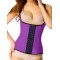 Purple 4 Steel Boned Latex Waist Trainer Vest
