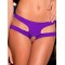 Sexy Cut Out Purple Open Crotch Panty