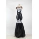 Sequins Appliqués Evening Dress with Mermaid Hem Sequins Appliqués Evening Dress with Mermaid Hem