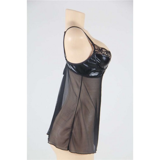 Darque Babydoll And G-string Darque Babydoll And G-string