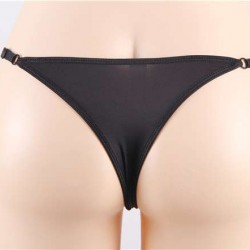 Sexy Black Floral G-string