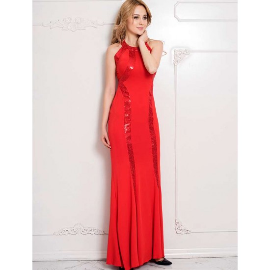 Sequined Long Cutout Prom Dresses Sequined Long Cutout Prom Dresses