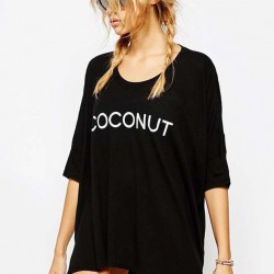 Round Neck Comfortable Black Beach Dress