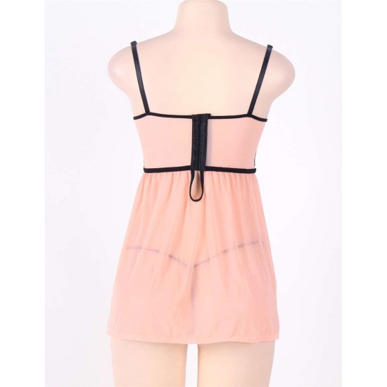 Camisole Lace Embroidered Cup Babydoll Camisole Lace Embroidered Cup Babydoll
