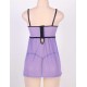 Flirty Chiffon Embroidered Cups Lace Babydoll Flirty Chiffon Embroidered Cups Lace Babydoll