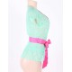 Wild Orchid Ruffled Bed Robe Wild Orchid Ruffled Bed Robe