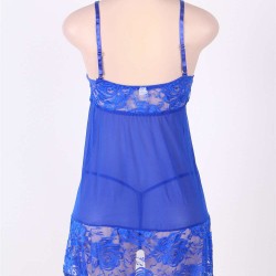 Plus Size Soft Lace Babydoll with G-string Plus Size Soft Lace Babydoll with G-string