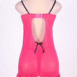 Rosy Plus Size Close FittingFront Round Back Babydoll