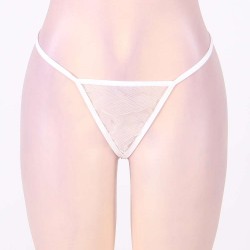 Strappy Sheer Mesh Laced Babydoll