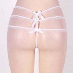 Women White Lace Sexy Panty