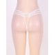 White Strappy Crotchless Panty White Strappy Crotchless Panty