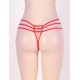 Sexy Red Strappy Crotchless Panty Sexy Red Strappy Crotchless Panty