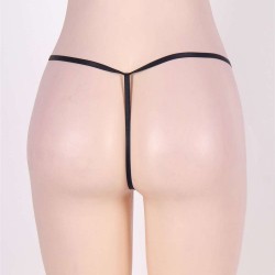 Sexy Black Sweet Heart-shaped Panty