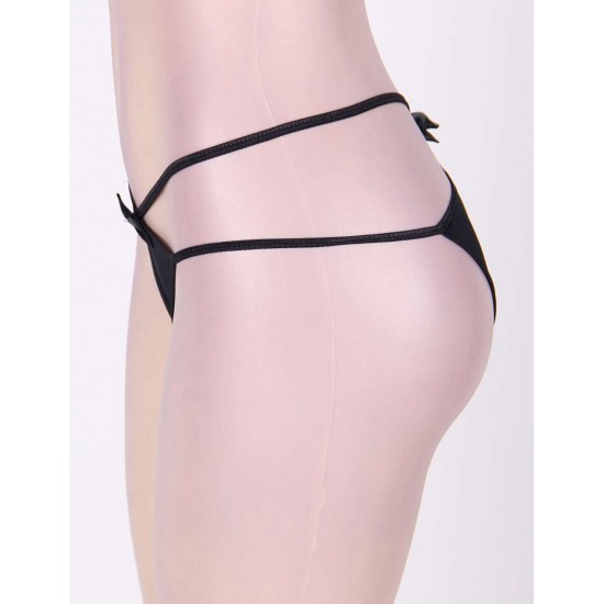 Plus Size Black Transparent Panty Plus Size Black Transparent Panty