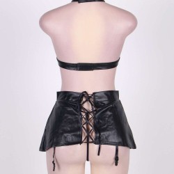 Black Plus Size Boudoir Flirty Bra Set Black Plus Size Boudoir Flirty Bra Set