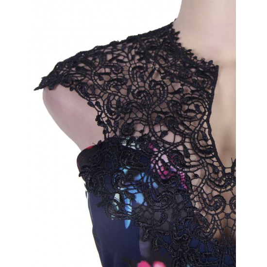 Elegant V-neck Print Bodycon Dress Elegant V-neck Print Bodycon Dress