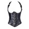 Plus size leather corset