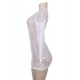 White Long Sleeve Floral Lace Chemise White Long Sleeve Floral Lace Chemise