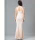 Fashion Nude Ruffle Maxi Dress Fashion Nude Ruffle Maxi Dress