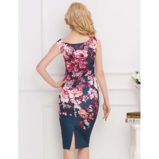 Floral Pencil Dress Floral Pencil Dress