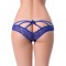 Caged Back Navy Open Crotch Lace Panty