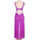 Open Long Purple Lace Dress Sleepwear Gown Open Long Purple Lace Dress Sleepwear Gown