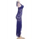 Sexy Halter Neck Blue Lace Long Dress Sexy Halter Neck Blue Lace Long Dress
