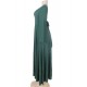 Emerald Belted V Neck Back Maxi Dress Emerald Belted V Neck Back Maxi Dress