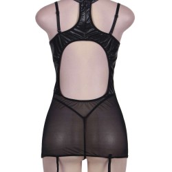 Erotic Black Plus Size Babydoll Set Erotic Black Plus Size Babydoll Set