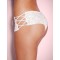 Sexy High Waist Floral Lace Strappy White Panty
