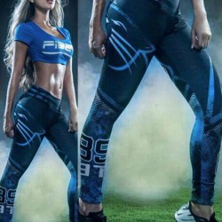 Carolina panthers printing Leggings