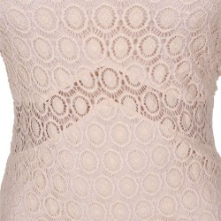 Deluxe Mermaid Style Lace Hollow Out Maxi Dress