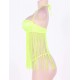 Fringed Halter Babydoll Fringed Halter Babydoll