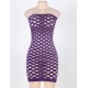 Violet Seamless Pothole Tube Dress Violet Seamless Pothole Tube Dress