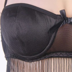 Fringed Halter Babydoll