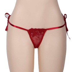 Red Plus Size Elegant Babydoll