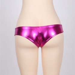 Plus size metallic shorts