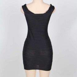 Black Club Coral One Shoulder Dresses