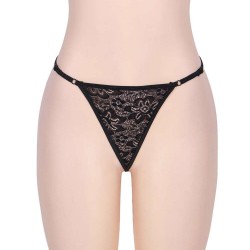 Elegant Black Babydoll With Garter