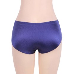 Dark Blue Plus Size Flash Silky Soft Sexy Panty