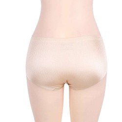Plus Size Champagne Silky Flash Soft Sexy Panty