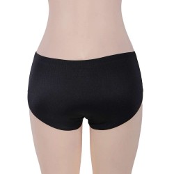 Black Plus Size Flash Silky Soft Sexy Panty