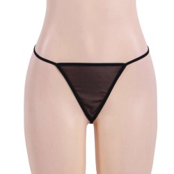 Black Mesh And Lace Elegant Lingerie Gown