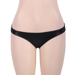 Plus Size Black high neck lace bralette set Plus Size Black high neck lace bralette set