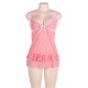Sweet Pink Polka Dots Sexy Babydoll Sweet Pink Polka Dots Sexy Babydoll