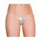 Silver Exotic Micro Shiny G String Thongs