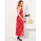 Red Backless Halter Long Dress Red Backless Halter Long Dress